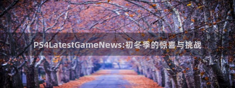 星欧娱乐登陆测速：PS4LatestGameNews:初冬季